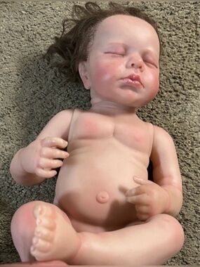 Babeside Realistic Baby Doll with Brown Hair